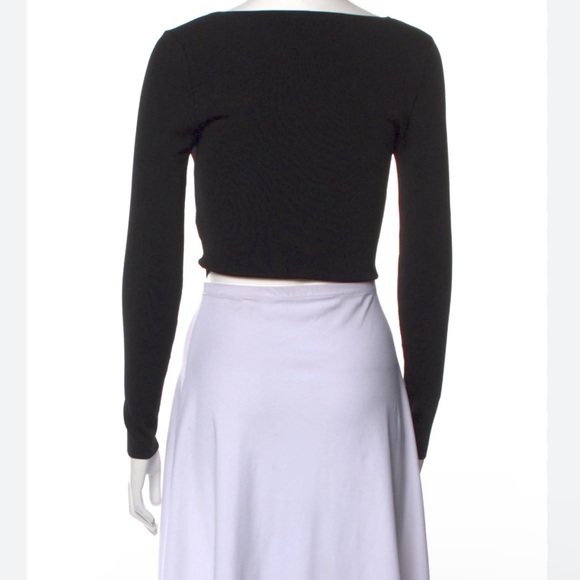 A.L.C. Janie Cropped Ruched Top - Picture 12 of 16